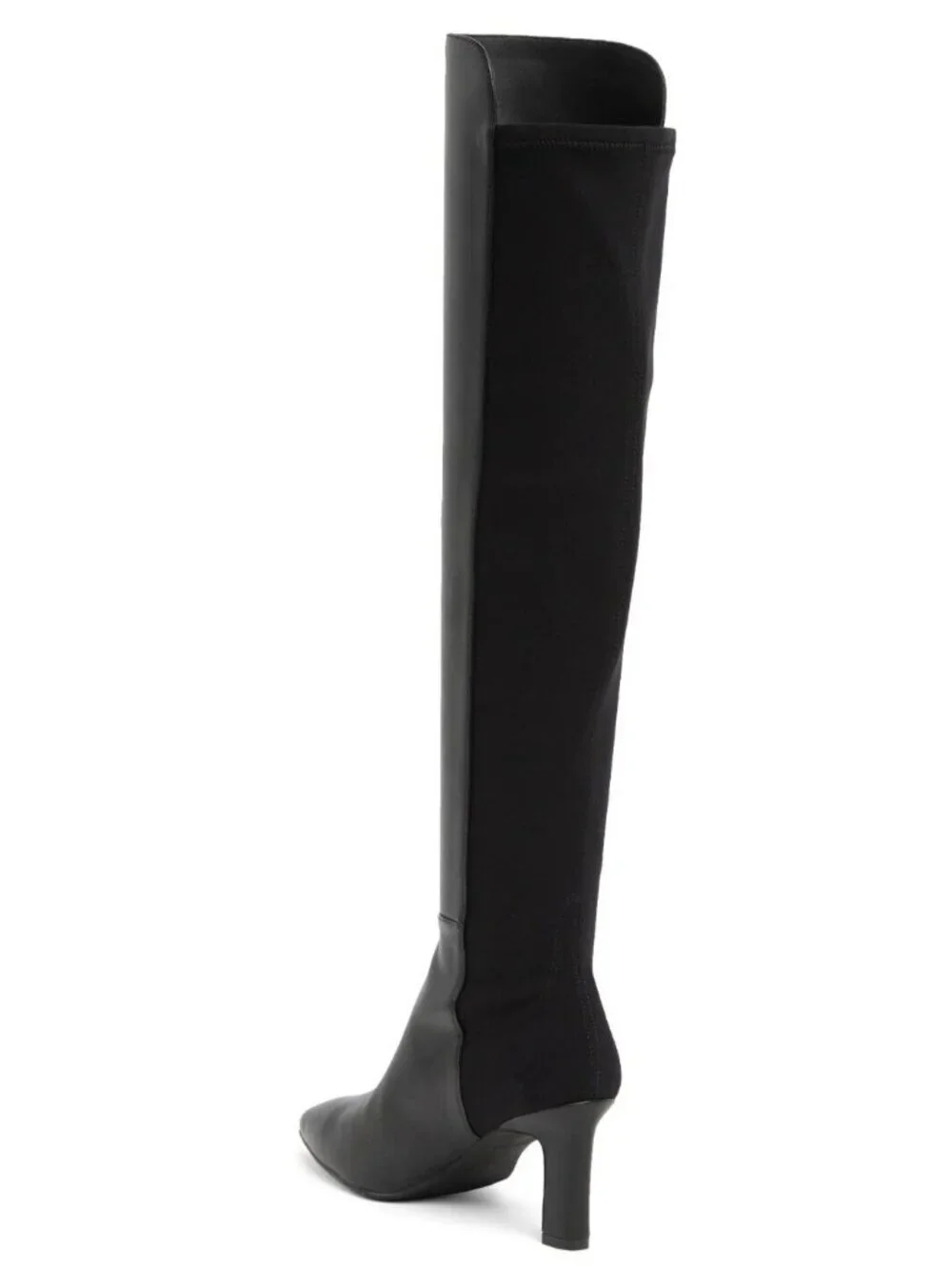 Stuart Weitzman Bobbie 75 Womens Stretch Leather Over-the-Knee Boot Black US 9.5 - Picture 2 of 5